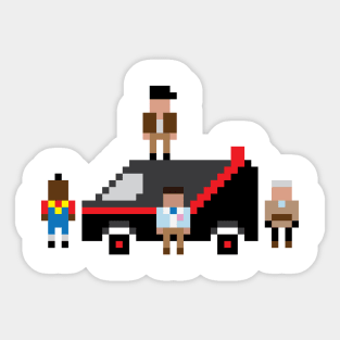 A Pixel Team Sticker